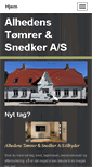 Mobile Screenshot of alhedenstomrer.dk