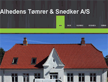 Tablet Screenshot of alhedenstomrer.dk